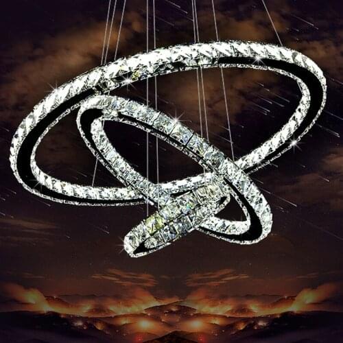 Modern LED Crystal Chandelier Lights Lamp For Living Room Cristal Lustre Chandeliers Lighting Pendant Hanging Ceiling Fixtures