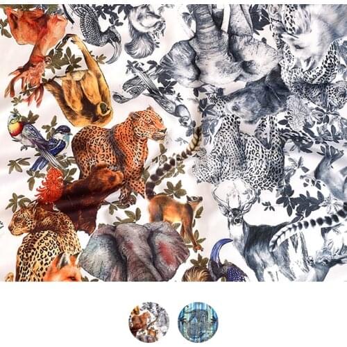 90 Manual Rolled Scarf Silk Head Scarfs For Women Satin Scarf 90x90 animal print Silk Scarf Hand Rolled Edges scarfs shawls