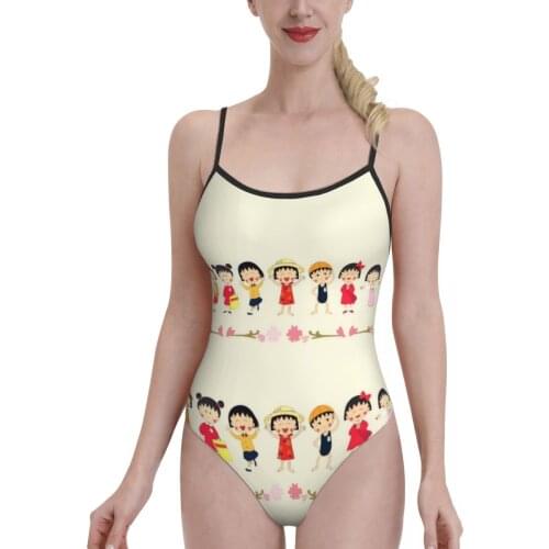 Women 2021 Exotic Bikinis Maruko (5) Women Swimsuit One-Piece womens top Anime Manga Chibi bathing suit SwimSuit For Women