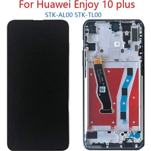 For Huawei Enjoy 10 Plus STK-AL00 STK-TL00 LCD screen display digital touch with border to replace the Enjoy 10Plus LCD screen