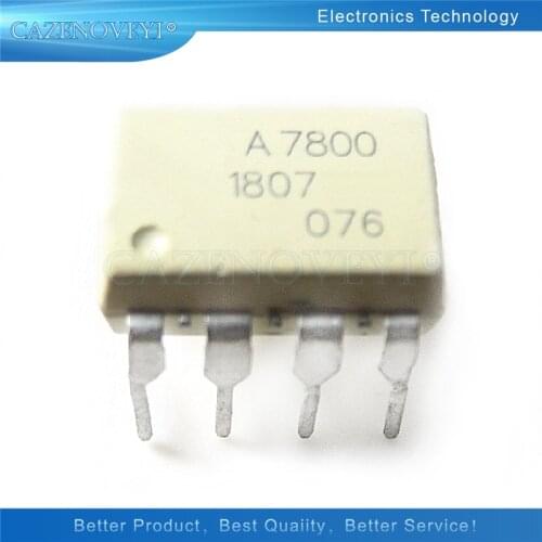 10pcs/lot HCPL-7800 HCPL7800 A7800 A7800A DIP-8 SMD-8 In Stock