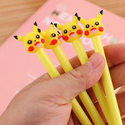100 PCS Cartoon Neutral Pen Cute Pocket design Signature Student Stationery Water Pen Kawaii School Supplies
