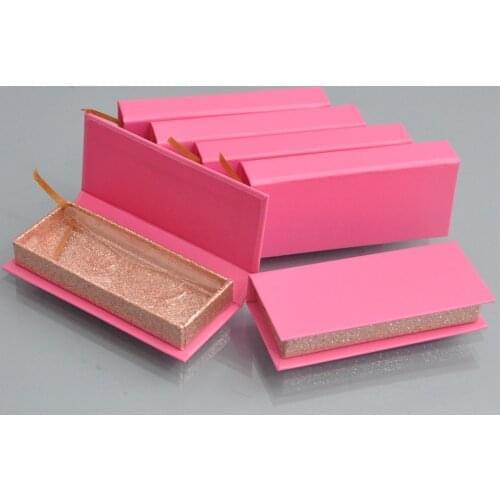 40pcs/pack Wholesale Eyelash Packaging Box Lash Boxes Packaging custom logo Faux Cils 25mm Mink Lashes Package Case Bulk Vendors