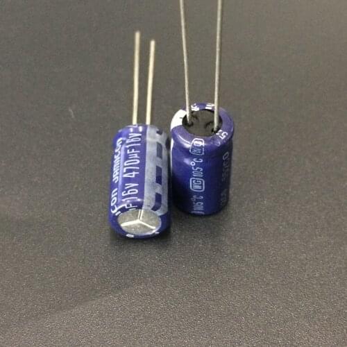 5pcs/100pcs 470uF 16V JAMICON WG Series 8x15mm Low ESR Long Life 16V470uF Aluminum Electrolytic Capacitor
