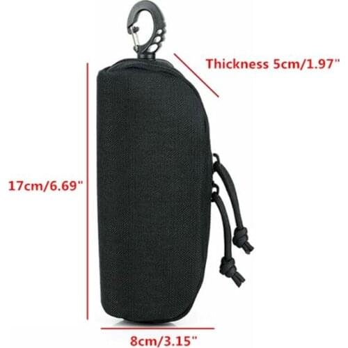 Outdoor Hunting Sunglasses Case Military Molle Pouch Goggles Storage Box Nylon RXBC