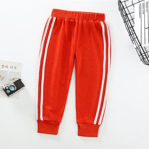 Childrens Spring and Autumn Trousers Thin Linen Silk Boy Girl Bloomers Trousers Casual Baby Pants Childrens Sports Pants 1-8T