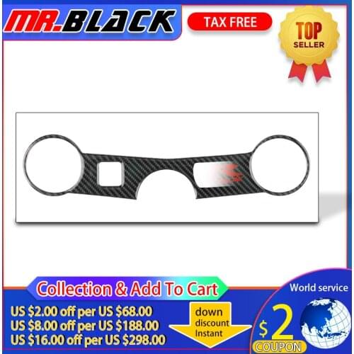 For Suzuki GSX-R1000 GSXR1000 2003 2004 K3 K4 Sticker Lowering Triple Tree Front End Upper Top Clamp Carbon Decal Motorcycle