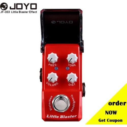 Joyo JF-303 Little Blaster Distortion Effect Guitar Pedal Ironman Mini Series Effect Pedal for Electric Guitar