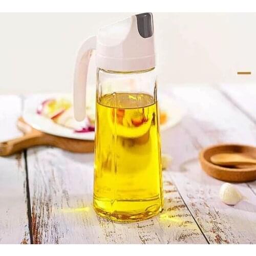 Kitchen Anti-leak Square Glass Oiler Quantitative Leakproof Seal Oil Bottle Of Soy Sauce Vinegar Cruet Utensils Seasoning Gadget