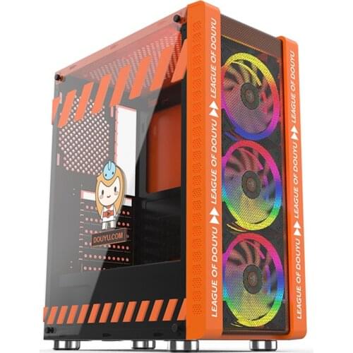 Desktop DIY Host Game Case USB3.0 Full-Side Transparent ATX Back Line Personality Can Be Assembled 580 590 3090 Graphics Card