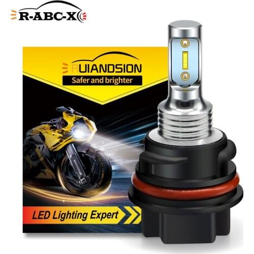 RUIANDSION 1Pcs PH11 9014 1000Lm CSP Motorbike Head Lamp Bulb Motorcycle Headlight 10-30V 12V 24V 6000K For YAMAHA SUZUKI HONDA