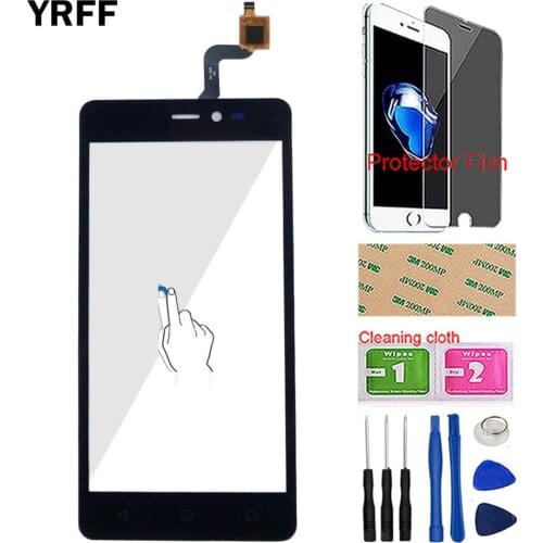 Touch Screen Digitizer Panel For BQ BQS-5025 BQS 5025 HighWay TouchScreen Front Glass Touch Screen Sensor Tools Protector Film