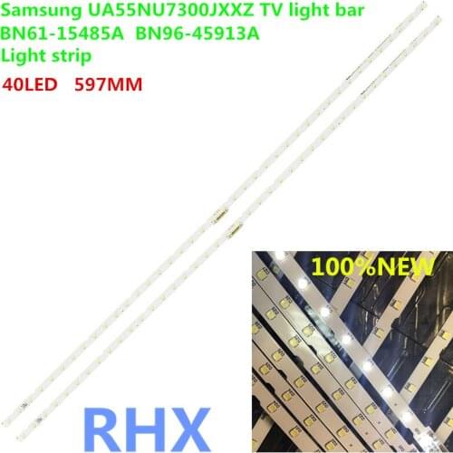 Led strip for Samusng UE55NU7300 UE55NU7100 AOT_55_NU7300_NU7100 BN96-45913A 597MM 40LED