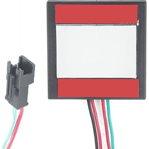 12V LED Touching Light Switch Color Temperature Stepless Dimming Smart Touching Sensor Switch for Bathroom Mirror Lamp M7DA