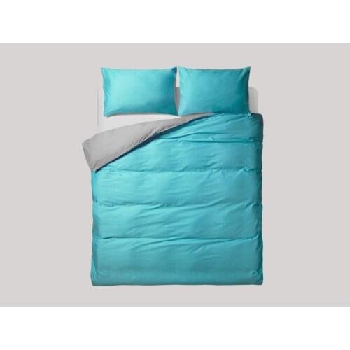 Twill 100% Cotton Duvet Cover Set Without Comforter Qualified 4PCS Reactive Printing Brief Style Bedding Sets Orange Solid Color