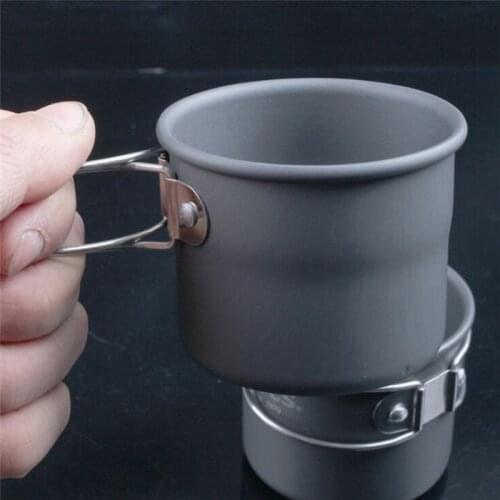 Outdoor Aluminum Alloy Foldable Cup Portable 150ml Camping Cup Camping Picnic Coffee Tea Mug Portable Cups