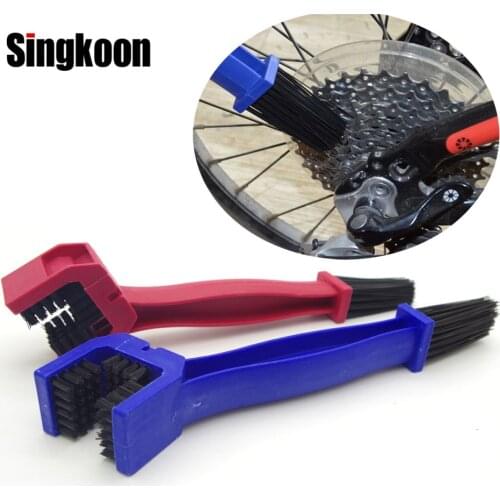Motorcycle Bicycle Chain Cleaing Brush Gear Grunge Brush Cleaner Outdoor Tools For Aprilia TUONO R V4R Factory V4 MANA 850 RS 12