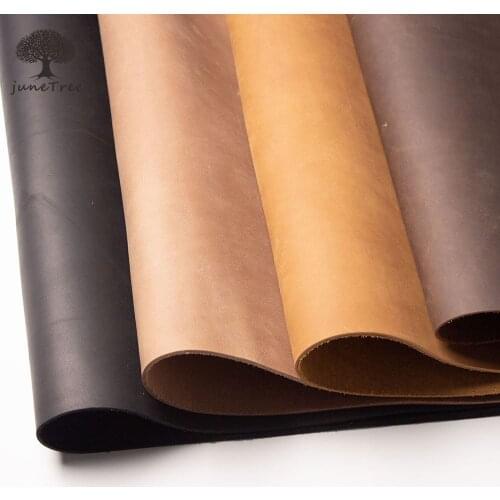 Cowhide Wax horse leather thick genuine leather raw material DIY leather 1.8 to 2.0 mm Full Grain Cowhide 4 Color Available