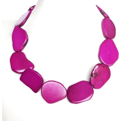 Hot Pink Necklace, Fashion Collar Choker Popular Necklace