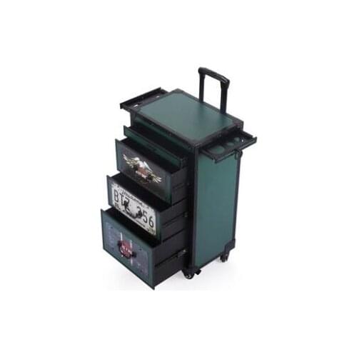 Hair pulling rod toolbox hair tools car retro elements multifunctional toolbox