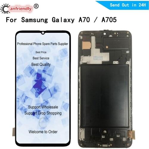 LCD For Samsung Galaxy A70 SM-A705FN A705YN A705F A705GM A705MN LCD display Screen Touch panel Digitizer with frame Assembly