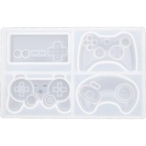 1 Set Game Consoles Handle Pendant Silicone Resin Mold Game Controller Cake Fondant Mold Jewelry Baking Making Tools