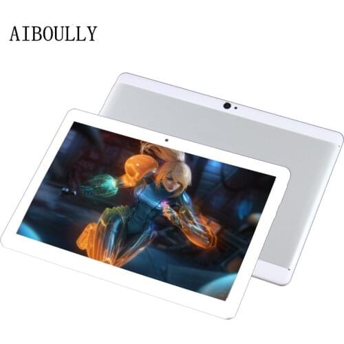 AIBOULLY 10.1 inch Android Tablet PC 7.0 OS Nougat 4GB RAM 64GB Original 3G Phone Call Tablet Dual SIM Camera GPS WiFi FM 9.7