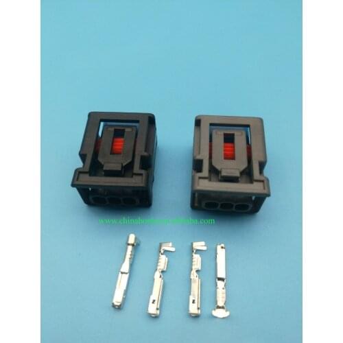 3-pin 2.2 mm female plug ignition coil high voltage harness connector for Ford 1W7T-14A464-MA card slot
