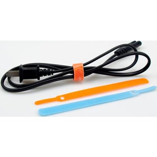 50PCS/Set Data Cable Tie Nylon Hook Loop Cable Wiring Fastener Marker Straps Power Wire Management Harness