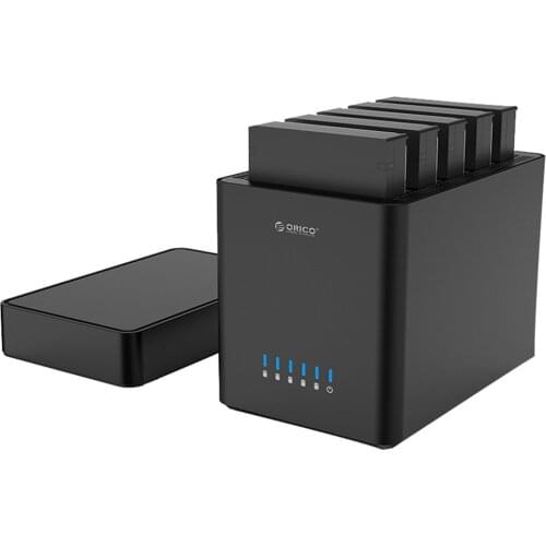 ORICO DS500U3 Hard Drive Docking Station 5 Bay USB3.0 to SATA 3.5 inch Magnetic Technology 90TB 5Gbps HDD Enclosure Case