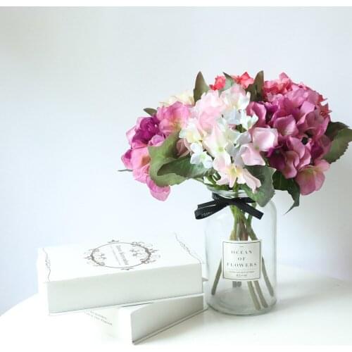 Hydrangea breviflora dried flowers garden decoration home decoration artificial flowers wedding fall decorations