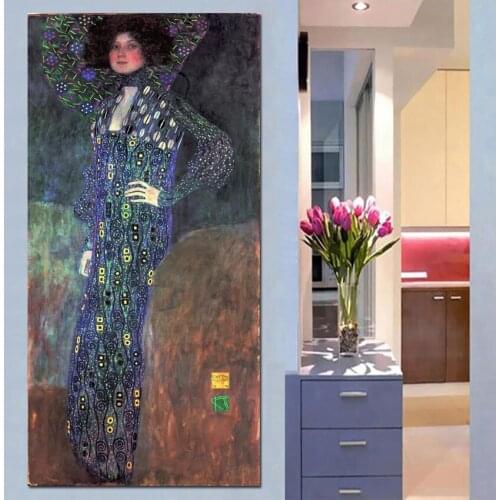 Gustav Klimt Women Full Square Round Drill DIY Large Diamond Painting Family Feng Shui Painting 5d Mosaic Embroidery