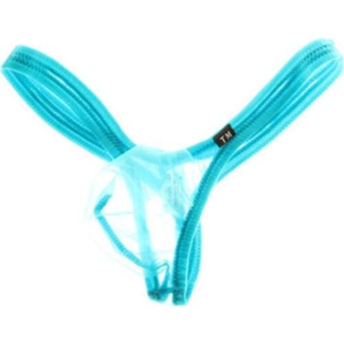 2016 New Transparent Net Yarn Mens Jockstrap Jock Straps Thongs G Strings Popular Brand Sexy Mens Underwear Design Penis Pouch