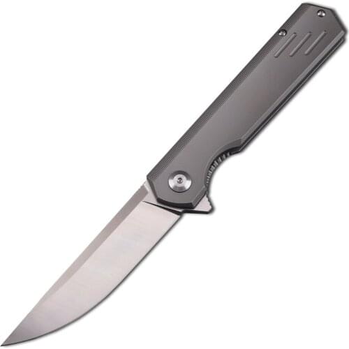 M390 Steel Blade Titanium Handle Wild Hunting Outdoor Knife Mens Christmas Gift 1 Pack Mail