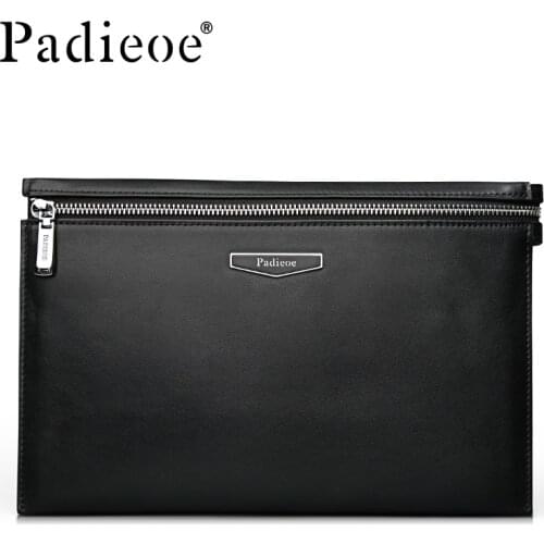 Padieoe bolsa masculina de couro clutch bag purses and handbags luxury envelope fashion
