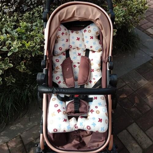 New Baby Stroller Cushion Diaper Pad Anti-Slip Cotton Pram Pad Universal Thicken Highchair Car Seat Liner Stroller Accessories