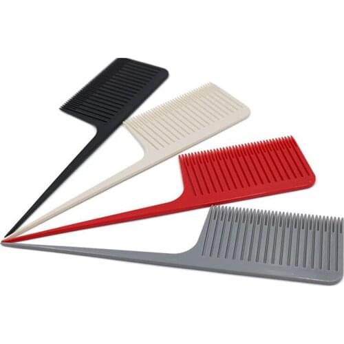1pcs Foiling Hair Comb for Dyeing Tail Combs Brush Separate Parting for Hair Comb ABS Weaving Highlighting