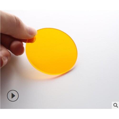 Optical filter orange O-54 orange clear glass sheet