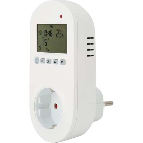 Socket Thermostat Thermostat 5‑60℃/40‑140℉ for Electric Ball Valves for Solenoid Valves Or Heaters