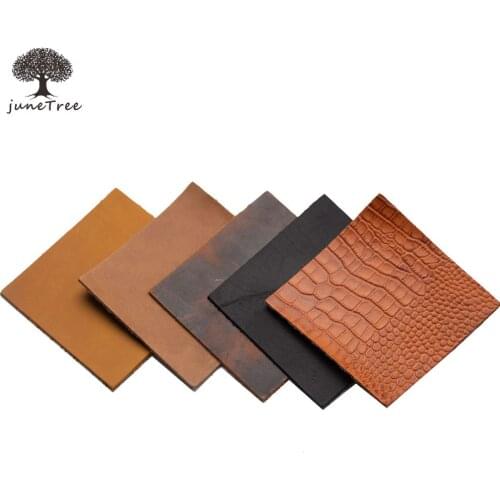 3pcs Cowhide First Layer of Leather hides cow skin thick genuine leather 2 mm small pre-cut piece colors available