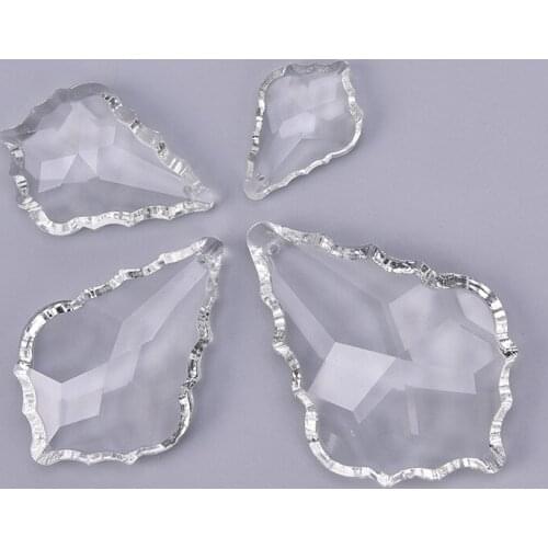 1pc Clear Chandelier Glass Crystals Lamp Prisms Parts Hanging Drops Pendants