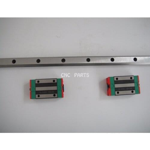 1 piece Taiwan HIWIN linear guideway HGR20 1000mm length with 2 pieces HGH20CA carriage