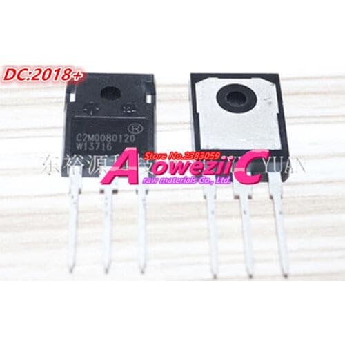 Aoweziic 2018+ 100% new imported original C2M0080120D C2M0080120 TO-247 Sic silicon carbide MOS FET 31.6A 1200V
