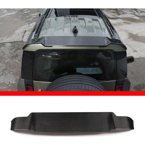 For 2020-2021 Land Rover Defender Real carbon fiber trunk tail decoration car exterior detail decoration