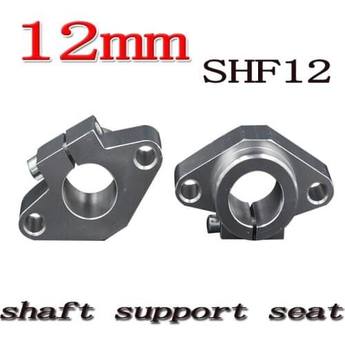 Hot Sale! 4pcs/lot SHF12 12mm horizontal linear shaft support 12mm Linear Rail Shaft Support XYZ Table CNC SHF Series Rail Shaft