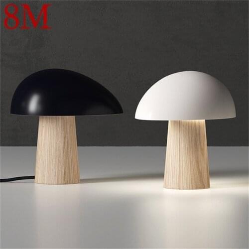 8M Creative Table Lamps Modern LED Mushroom Desk Light for Home Bedroom Decoration