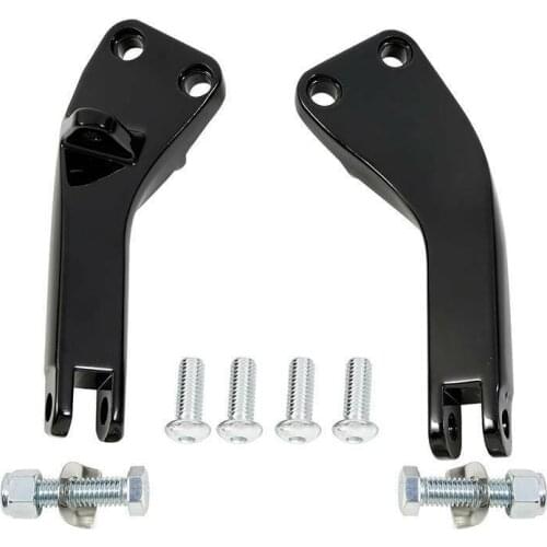 Motorcycle Passenger Foot Peg Mount Brackets For Harley Dyna Wide Glide FXDF FXDL FXDC FXDWG 2006-2017