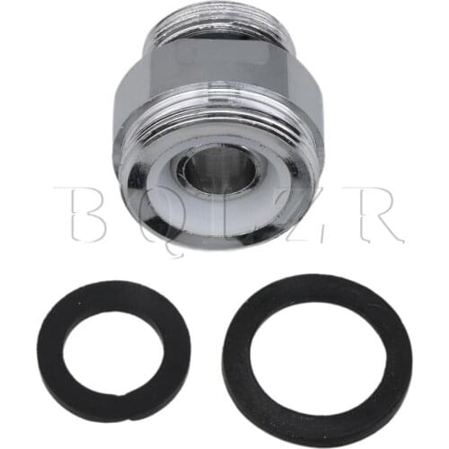 BQLZR 22MM/18MM Thread Metal Faucet Connector Kitchen Tap Aerator Adapter
