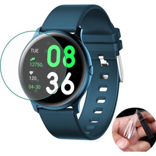 3pcs TPU Soft Protective Film Guard For RUNDOING LYKRY KW19 Smart Watch Women Men Smartwatch Screen Protector Cover Protection