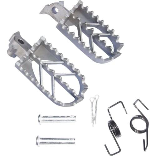 Foot Pegs Stainless Steel good quality foot Rest for Dirt Pit Bike CRF KLX YZF Kayo BSE Chinese Bike